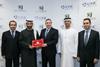 New deal (Left to right): SoE general manager Maged Farouck Hanna,  SoE president Essa Al Maidoor, ADNIC chief executive Walid Sidani, ADNIC chief marketing and communications officer Abdulla Salman Al Nuaimi, and ADNIC affinity groups senior manager Oytu