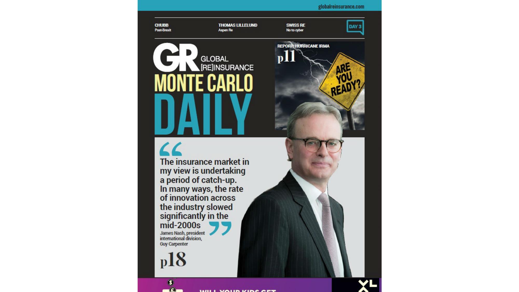 Global Reinsurance Monte Carlo 2017 Daily 3 Publication Global