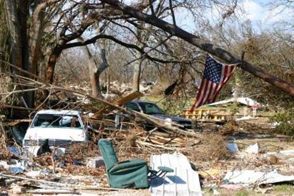 hurricane Katrina storm damage windstorm st