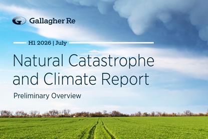 Gallagher Re H1 nat cat report 2026