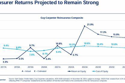 Reinsurer ROEs 2024