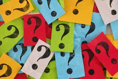 question mark