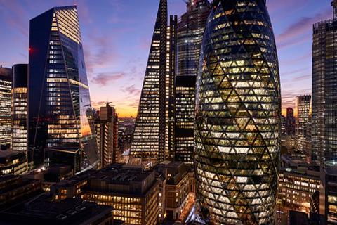 London Market lit up